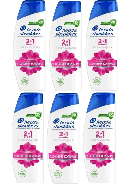 Head&Shoulders Head And Shoulders Ipeksi Yumuşaklık Şampuan 2'in 1 330 ml x 6 Adet